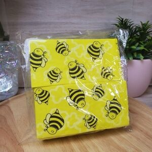 New Yellow Bumblebee Napkins Hidden Messages Family Game